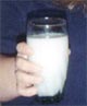hand holding milk